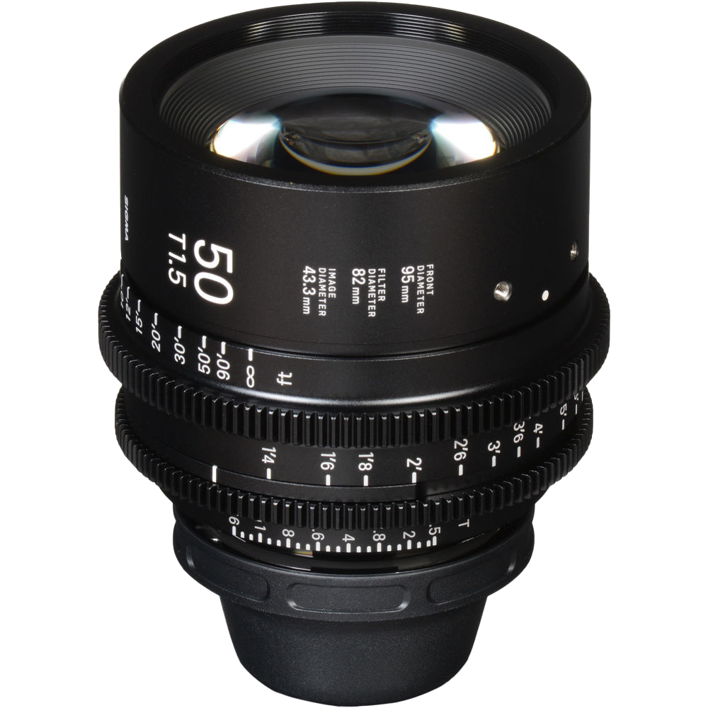 OPEN BOX - Sigma 50mm T1.5 FF High-Speed Prime (in Feet) - EF Mount Lens