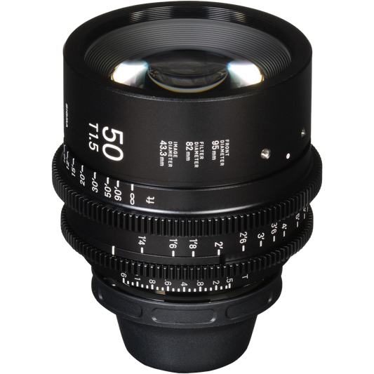 OPEN BOX - Sigma 50mm T1.5 FF High-Speed Prime (in Feet) - EF Mount Lens