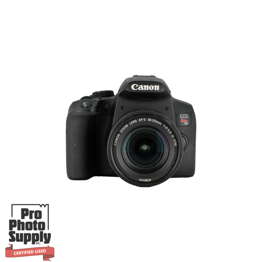 Canon EOS Rebel T8i Digital Camera with 18-55mm f/4-5.6 Lens