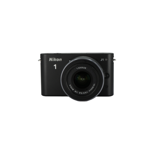 Nikon 1 J1 one inch sensor point and shoot camera with 10-30mm f/3.5-5.6 1 mount lens