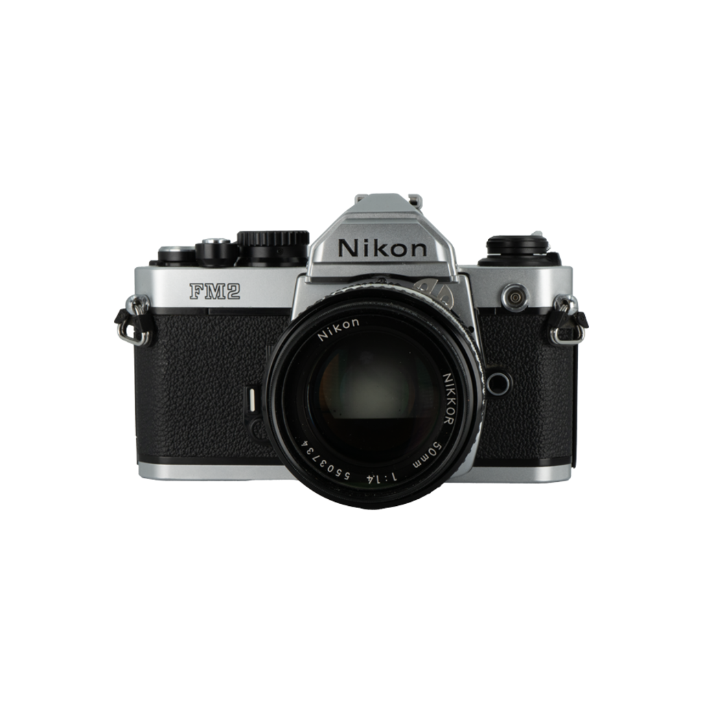 Nikon FM2N 35mm film camera with Nikkor 50mm f/1.4 lens