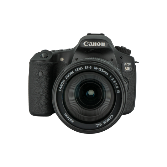 Canon EOS 60D DSLR with EF-S 18-135mm f/3.5-5.6 IS Lens