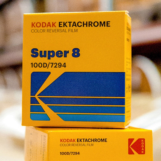 Kodak Ektachrome 100D Color Transparency Film - Super 8mm, 50ft Cartridge