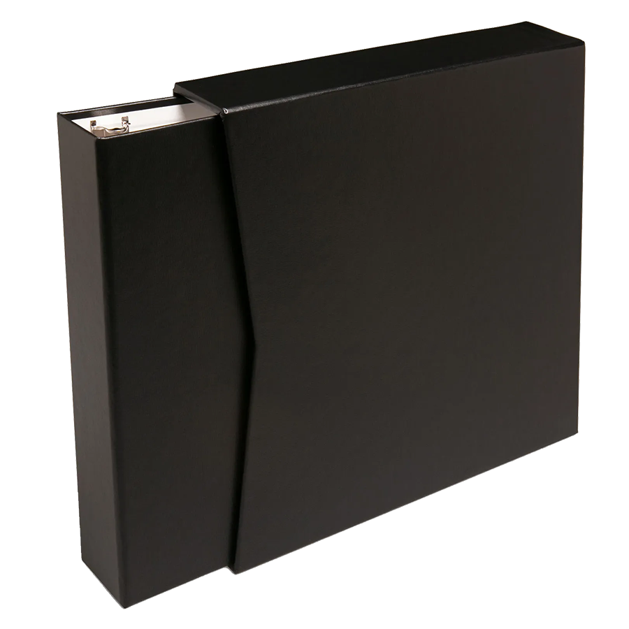 Printfile Binder/Slipcase Combination, 1.5" - Black