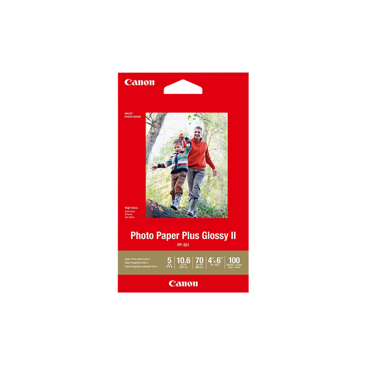 Canon Plus Paper 265 gsm - 4x6", 100 Sheets