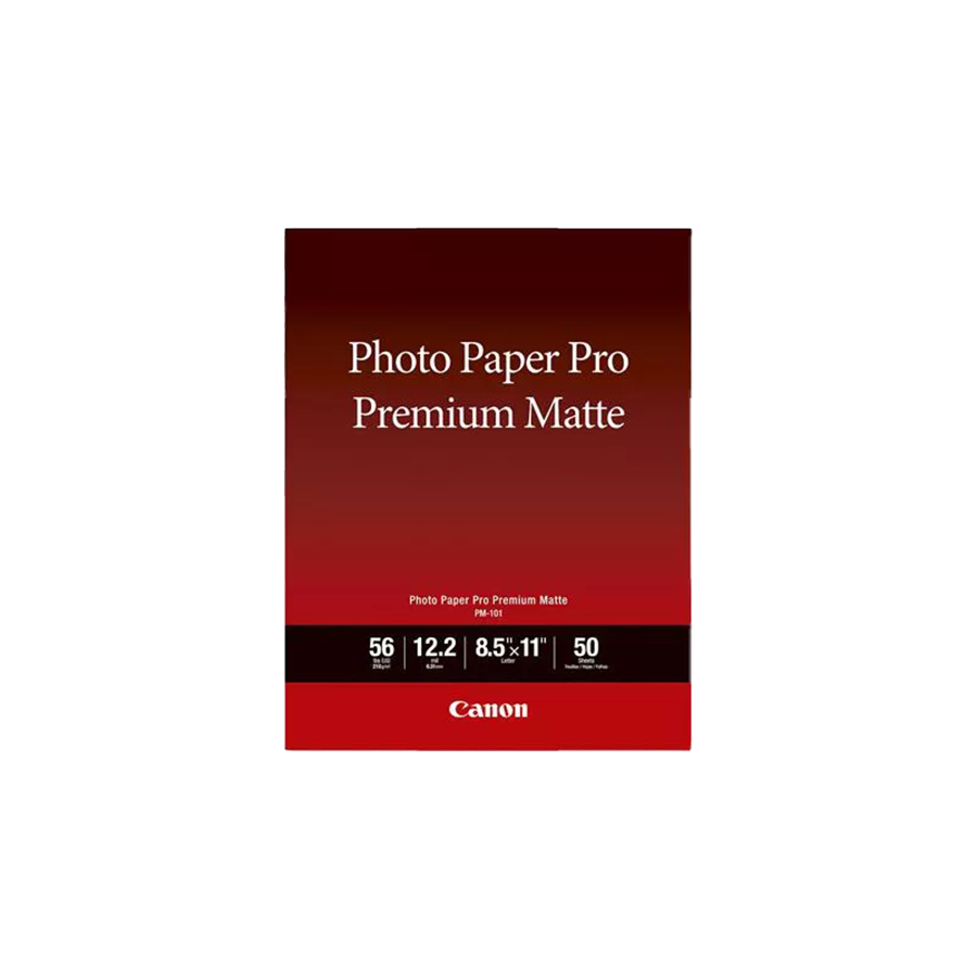 Canon Premium Matte Paper 210 gsm - 8.5x11", 50 Sheets