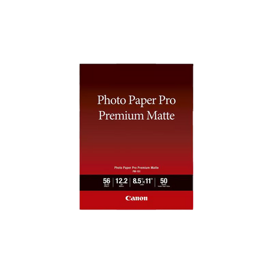 Canon Premium Matte Paper 210 gsm - 8.5x11", 50 Sheets