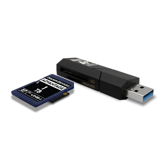 Delkin USB 3.1 SD & microSD A2 Reader