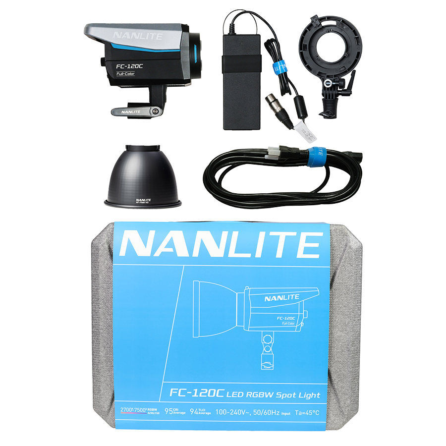 Nanlite FC-120C Color RGBW LED Spotlight