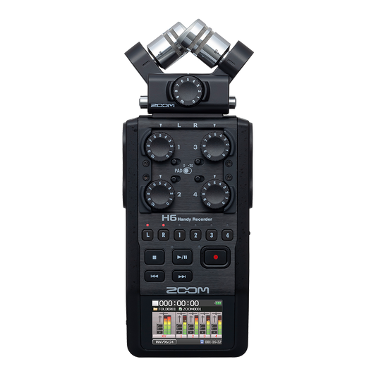 Zoom H6 Recorder All Black