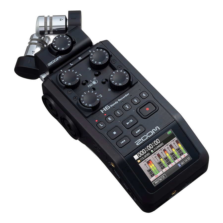 Zoom H6 Recorder All Black