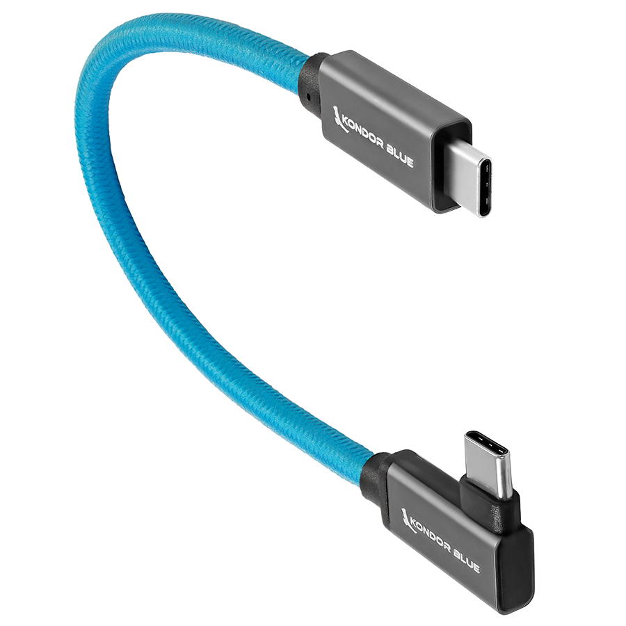 Kondor Blue USB-C to USB-C for SSD Recording & Charging Cable