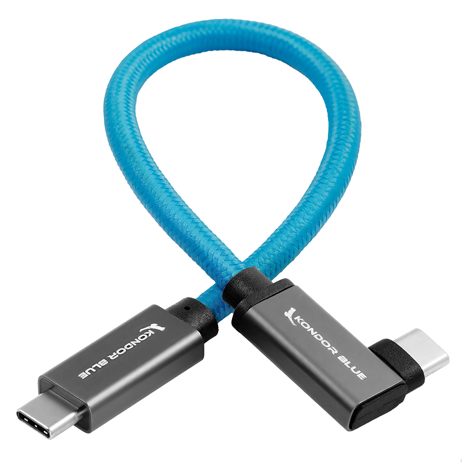 Kondor Blue USB-C to USB-C for SSD Recording & Charging Cable