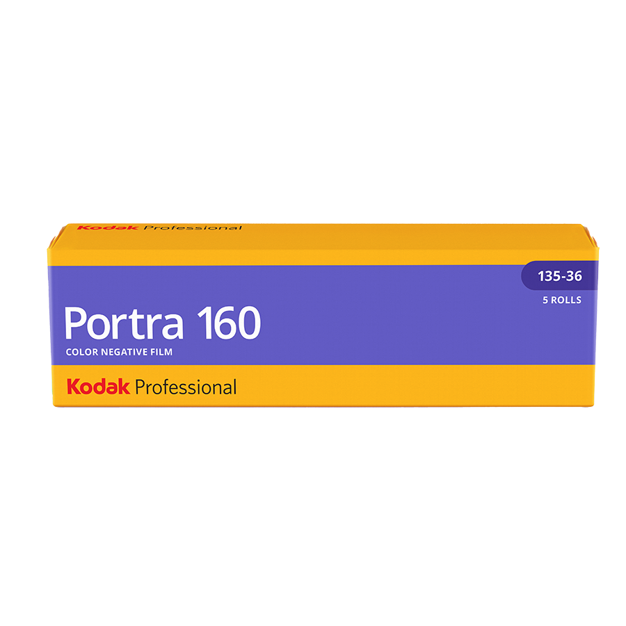 Kodak Professional Portra 160 Color Negative 35mm Film, 36 Exposures, 5-Pack