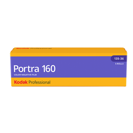 Kodak Professional Portra 160 Color Negative 35mm Film, 36 Exposures, 5-Pack