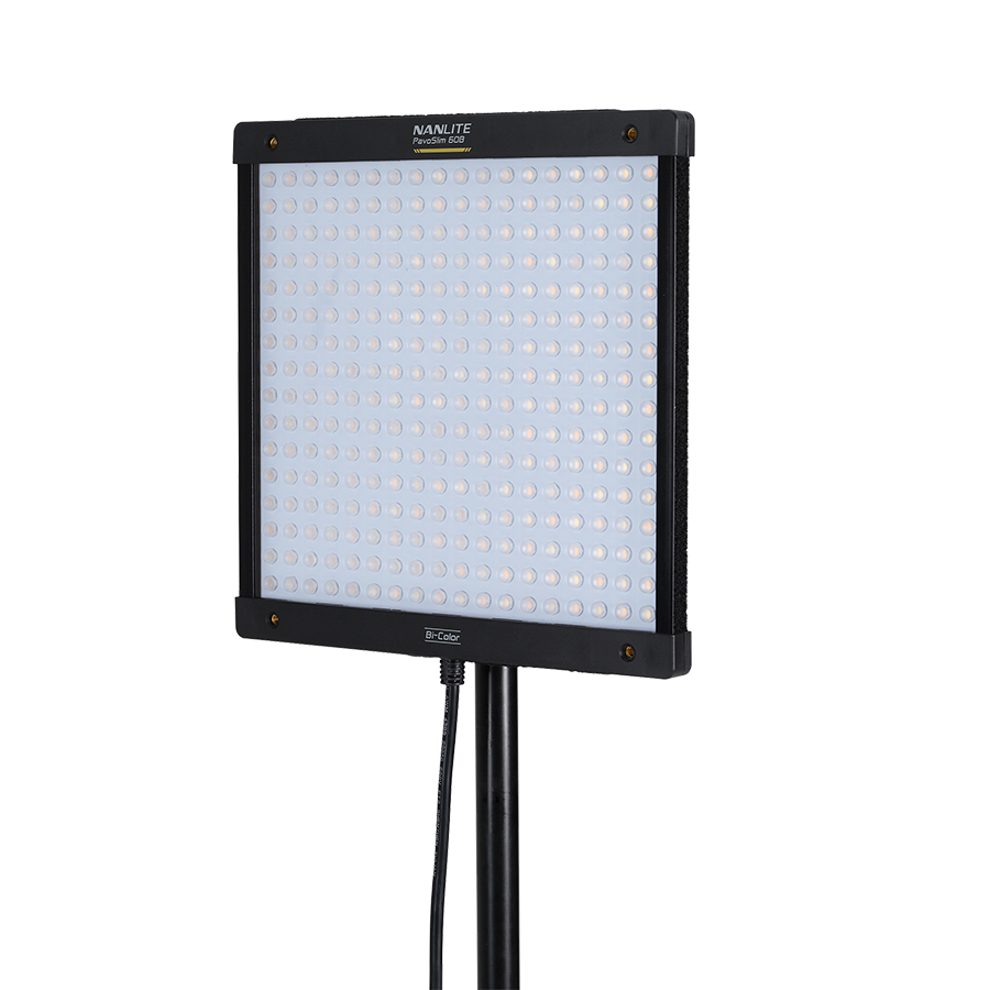 Nanlite PavoSlim 60B 1x1 Bi-Color LED Panel Light with Softbox & Eggcrate Kit