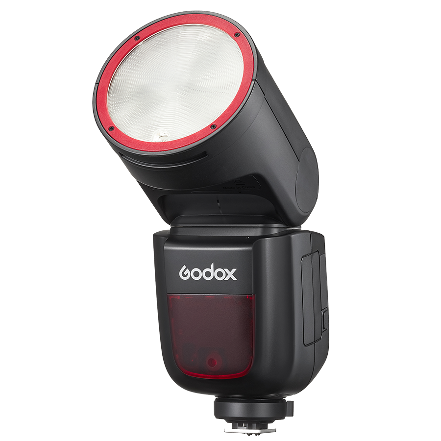 Godox V1 On Camera Flash - Red Ring Edition