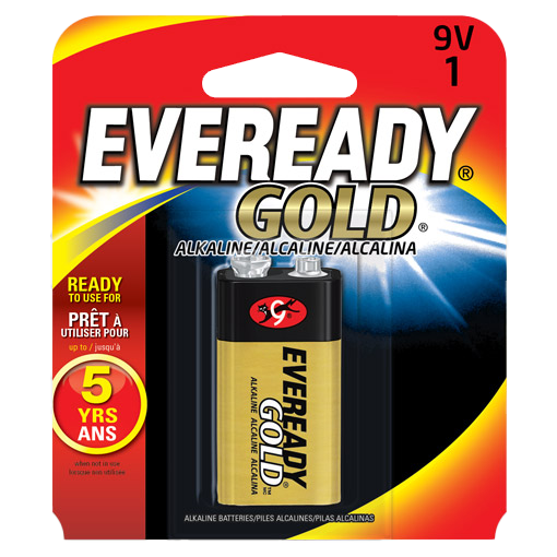 Eveready Gold 9V Alkaline Battery