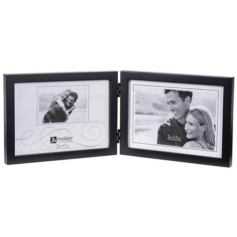 Malden Concepts Double Horizontal 5 X 7"  Black - CLEARANCE