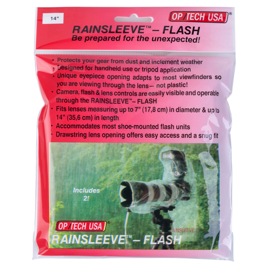 OP/TECH USA Rainsleeve - Flash (Pack of 2)