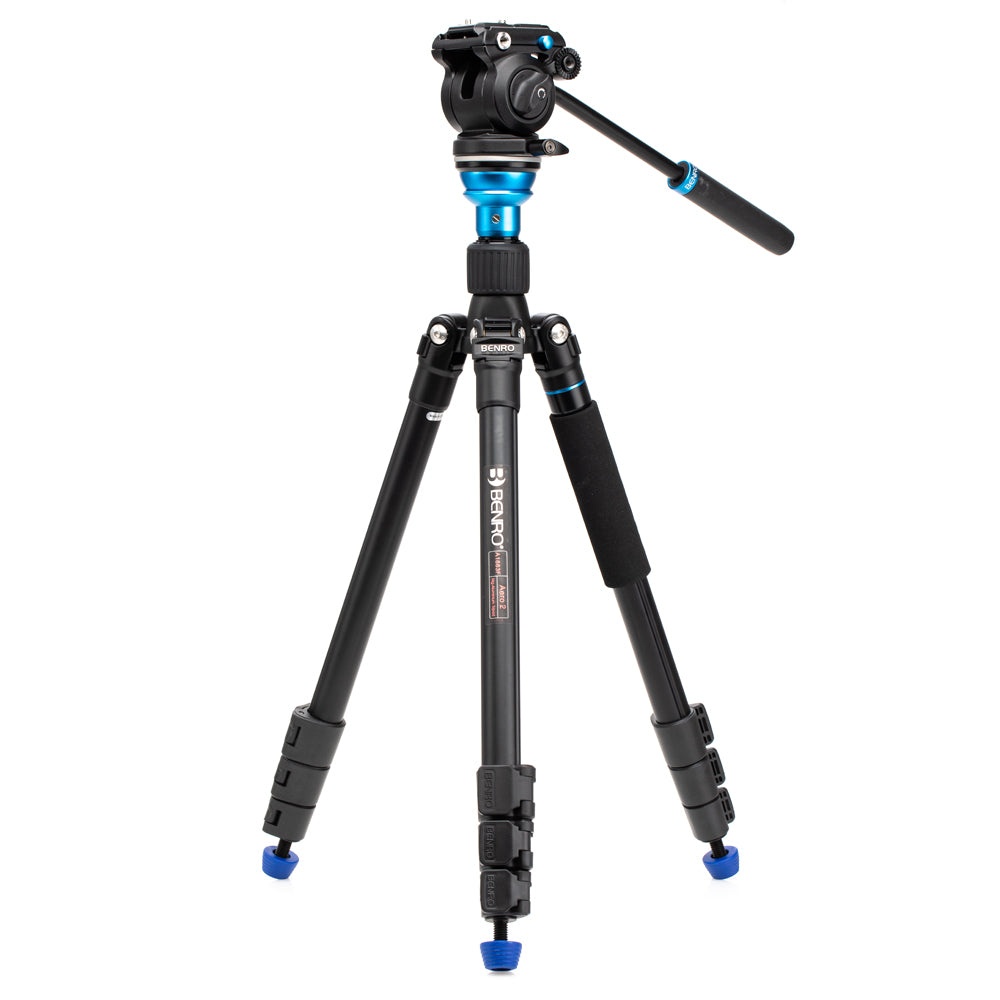 Benro Aero 2 PRO Aluminum Travel Video Tripod, with Twist Locks