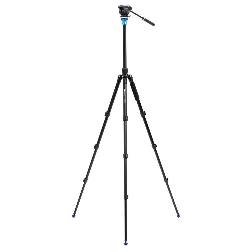 Benro Aero 2 PRO Aluminum Travel Video Tripod, with Twist Locks