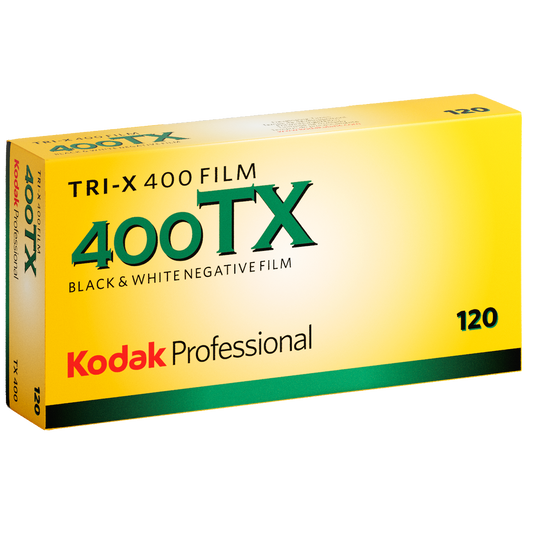 Kodak Professional Tri-X 400 Black & White Negative 120 Format Film, 5-Pack