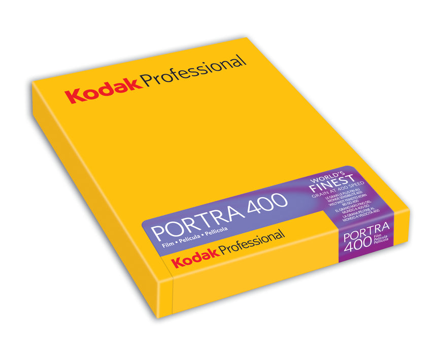 Kodak Professional Portra 400 Color Negative 4 x 5" Sheet Film, 10 Sheets