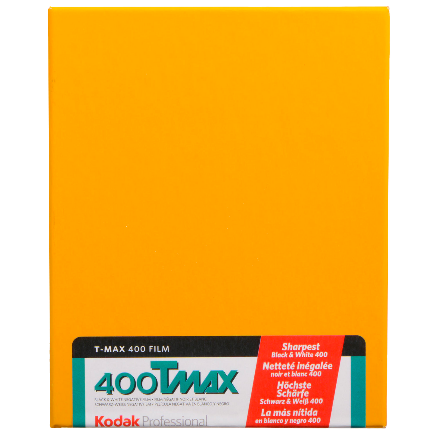 Kodak Professional T-Max 400 Black & White Negative 4 x 5" Sheet Film, 10 Sheets