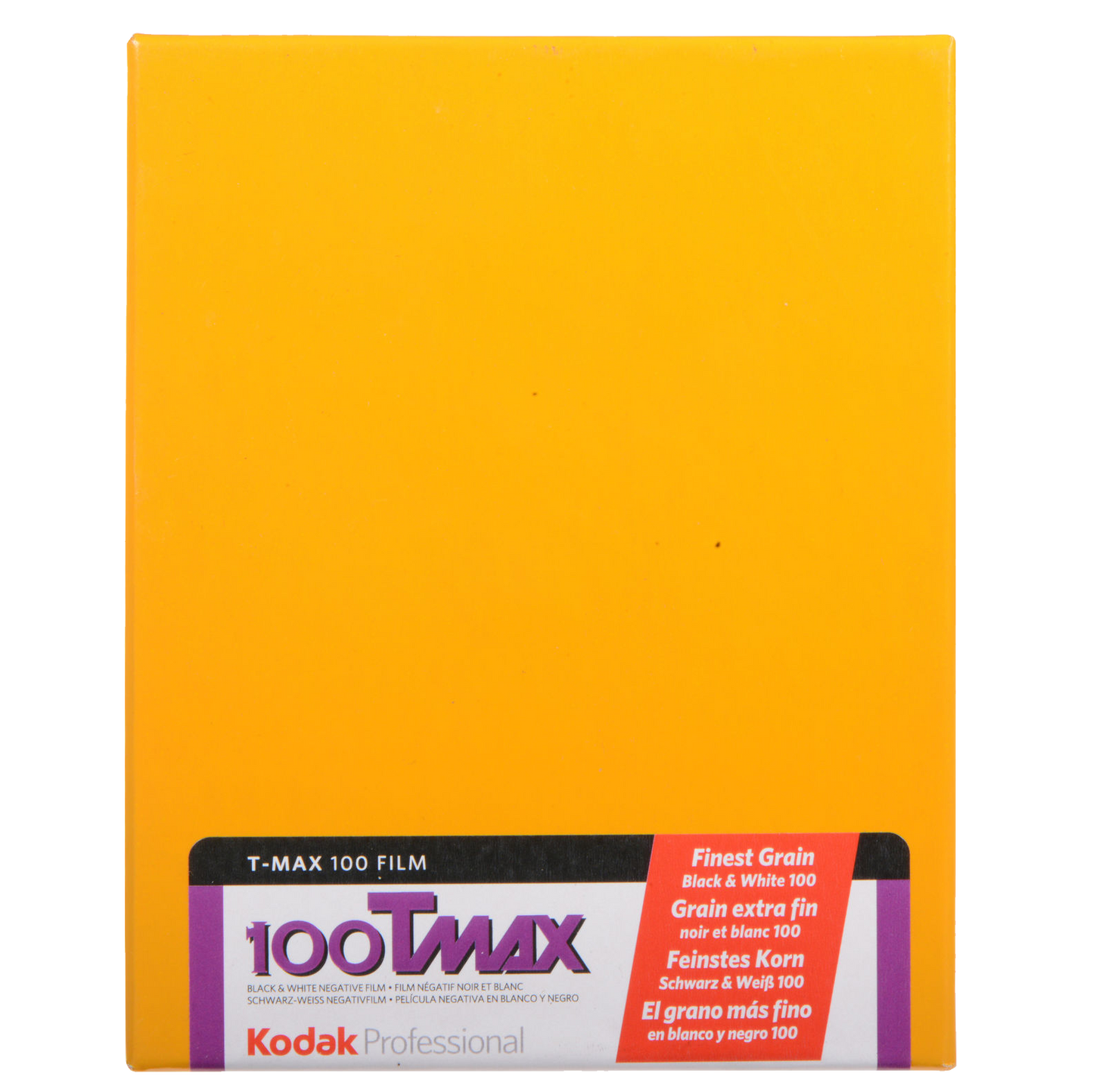 Kodak Professional T-Max 100 Black & White Negative 4 x 5" Sheet Film, 10 Sheets