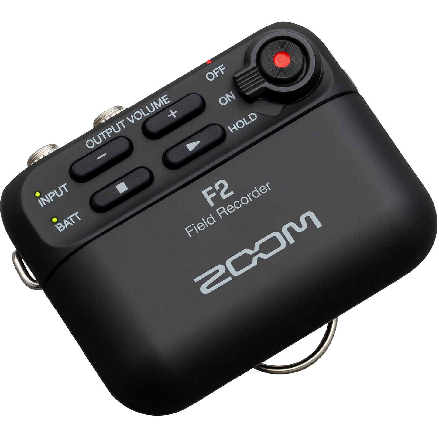 Zoom F2 Ultracompact Portable Field Recorder with Lavalier Microphone